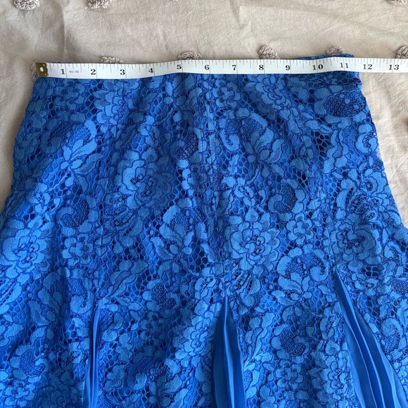 Sandro Paris | Pleated Lace Skirt - Picture 4 of 9